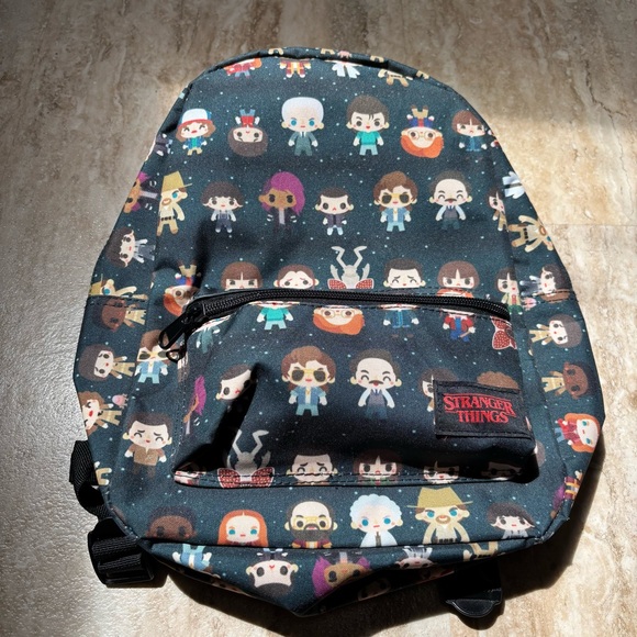 Stranger Things Character Pattern Mini Backpack by Loungefly - Picture 3 of 8